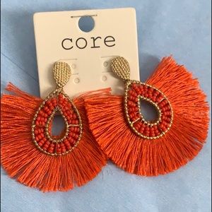Cute - never worn- orange Earrings!